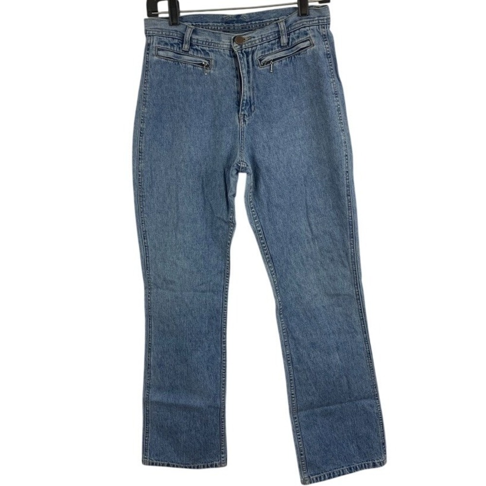 Express Bleus Vintage‎ Jeans Womens 9/10 High Rise Straight Leg Blue Y2K